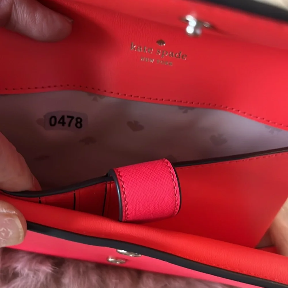 KATE SPADE Hot Pink Leather Crossbody